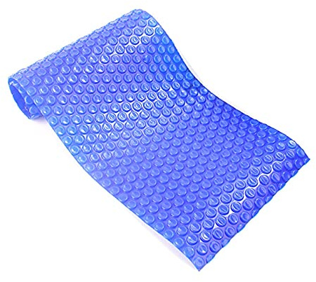 HSIRYAOHD Bâche de piscine rectangulaire à bulles bleues, film de chauffage solaire, bâche flottante pour spa/jacuzzi/piscines creusées, design œillets (taille : 4 m x 8 m)