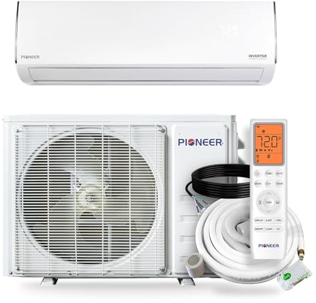 Diamante Essenza 11,500 BTU 17 SEER2 115V High-Wall Ductless Mini-Split Air Conditioner Inverter Heat Pump with 16 Ft. Kit