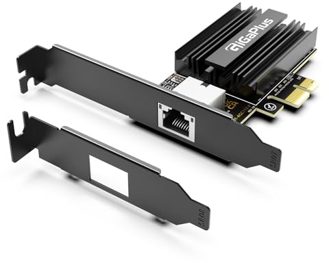 Carte réseau PCI-e4.0x1 10GbE, Contrôleur Marvell AQC113, Port RJ45 10G Base-T, Carte Ethernet GiGaPlus 100/1000/2500/10000Mbps, Adaptateur Ethernet 10Gb Compatible Windows 10/11/Windows Server/Linux
