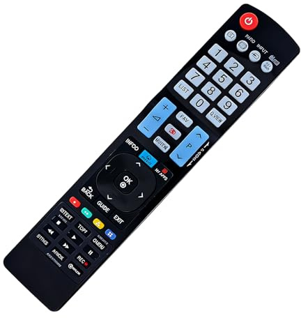 Mando a distancia universal LG para televisores modernos, reemplazo fácil, instalación rápida, funcionalidad completa sin programación, compatible con casi todos los modelos