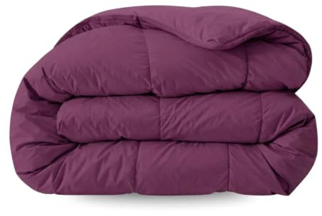 Zelesta® Comfort Uni 2-in-1 4-Jahreszeiten Ganzjahresbettdecke ohne Bezug – Bett in 10 Sek, Temperaturregulierend, Waschbar 40°C, Atmungsaktiv, Milbendicht, Mikrofaser (Bordeaux, 160x220cm)
