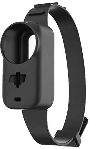 Wigento Schutzcover für DJI Osmo Nano Silikon mit Daumenstrap Schwarz