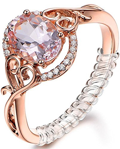Unsichtbarer Ringgrößenversteller für lose Ringe, Ringversteller, passend für alle Ringe, verschiedene Größen von Ringgrößen, 12 Stück