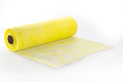 Protinam Tischläufer, Polyester, 8051 Gelb, 25m, 25