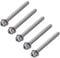 sourcing map M4 x 60mm Stainless Steel Phillips Pan Head Machine Screws Bolts Combine with Spring Washer and Plain Washers 5pcs