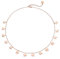 inSCINTILLE Collana con Stelle e Cuori Pendenti Donna in Acciaio Inossidabile con Chiusura Regolabile, Collana Stelline multifilo ad 1/2/3 Fili con Confezione Regalo (Stelle 1 Filo - Oro Rosa)