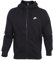 Nike M NSW Club, Felpa Uomo, Black White, XS