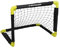 Dunlop Fußballtor - Fussballtor 50 x 44 x 44 cm - Faltbares fußball Tor - Fussballtore für Garten Kinder - Fussball Trainingszubehör für Innen und Außen - Metall - Schwarz/Gelb