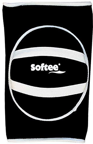 Softee Equipment Rodillera Y CODERA Acolchada, Negro, Talla Única
