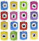 Zuzer Motivstanzer 16 Stück Papierstanzer Motivlocher Stanzer Set,Mini Ausstanzer Kinder Motivstanzer 16 Formen für DIY Scrapbook Fotoalbum Handwerk