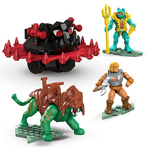MEGA Construx GPH23 - Probuilder Masters of The Universe Classic Roton Assault, enthält Zwei Mikro-Actionfiguren zum Sammeln, Spielzeug ab 8 Jahren