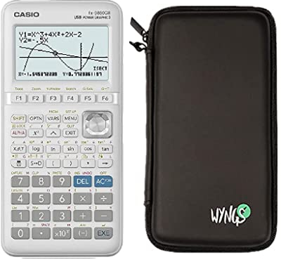 Casio fx-9860GIII inkl. WYNGS Schutztasche Schwarz - Grafikrechner - Basic Paket
