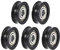 sourcing map 5 Stück U Nut Nylon Kugellager 5x20x7mm Doppelmetall Rollenführungsrad Lager