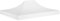 vidaXL Toit de Tente de Réception Toile de Toit de Chapiteau Remplacement de Toit de Tente Escamotable Pavillon de Jardin 4x3 m Blanc 270 g/m²