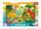 Trefl, Puzzle, Rahmenpuzzle mit Unterlage, 15 Teile, Dinosaurier, für Kinder ab 3 Jahren, Glückliches Kätzchen Kicia Kocia