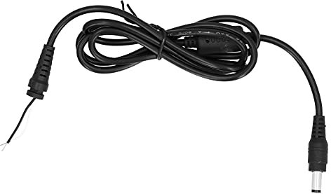 KIKYO Câble d'alimentation pour Ordinateur Portable, Cordon de Charge de Remplacement pour Adaptateur Droit DC 5,5 X 2,5 Mm pour Adaptateur pour Ordinateur Portable ASUS/Lenovo/Shenzhou/Toshiba