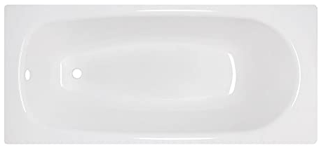 Auswahl-Stahl Emaile Badewanne•Classic Rechteck-Badewanne•140-170cmX70-75cm weiß Größe 170 x 75 cm (3,5mm) rechteckig