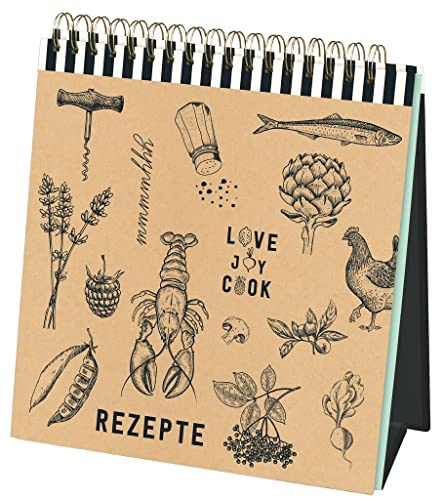 moses. Gran libro de recetas para colocar con 40 fundas transparentes para hojas de recetas y calendario de temporada, libro de cocina personalizado para escribir tú mismo, 80670