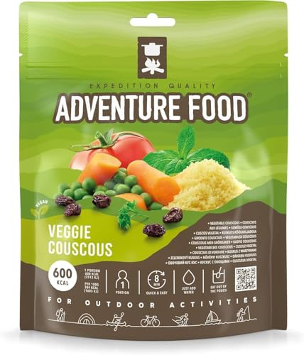 Adventure Food - Couscous mit Gemüse - Gefriergetrocknete Mahlzeit - Expedition Quality