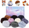10 Farben 15 Gramm Filzwolle Märchenwolle, Schafschurwolle zum Filzen, Roving für Nadelfilzen Starter Set DIY Filzen Handwerk Kreationen (Winter)