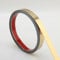 Trimold Wand Trim Molding, Schäl und Stick Edelstahl, Flexible selbstklebende Metall Trim für Spiegelrahmen, Kamin und Mikrowelle Gap Füller, gebürstetes Gold