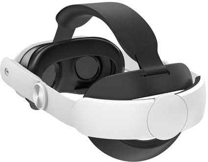 Adjustable Head Strap For Meta Quest 3 Headset, Pressure Reduced Head Strap Adjustable Ergonomic Head Brace for VR