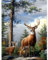 MOGTAA Hirsch Diamond Painting Erwachsene, 5D Tiere Diamant Painting Bilder Erwachsene, DIY Diamond Art Landschaft Diamant Malerei Bilder für Home Wand Dekor 30x40cm