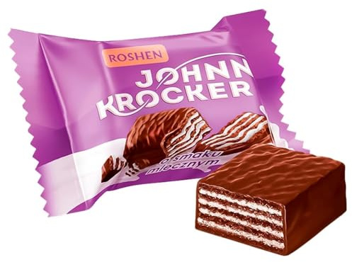ROSHEN Johnny Krocker milk Waffeln mit Milchcreme und kakaohaltiger LOSE 1kg