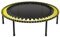 bellicon Fitness Trampolin 100cm (Gelb) | Stabile Schraubbeine & Seilring-Federung bis zu 150 kg (Extra Stark) | 3-teiliger Rahmen | Made in Germany