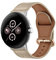 MiRowy Leder Armband für Google Pixel Watch 3 41 mm/Google Pixel Watch 2/Google Pixel Watch, Uhrenarmband für Damen Herren, Lederband Ersatzbänder für Google Pixel Watch 3 41 mm/Watch 2/1 - Weiß