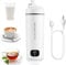 HOMGEN Travel Kettle Small 316 Stainless Steel 500ML Water Bottle Electric Portable Support Dual °C/ °F Display Automatic Shut off Mini Electric Hot Water Kettle Office HOME Travel Business Trip etc