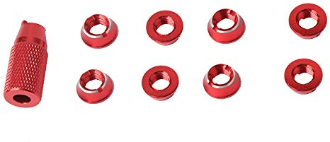 Yinchus Funk Sender Schalter Feste Mutter & SchlüSsel für RadioLink Futaba JR Fernbedienung T8FG T14SG T18Sz T16Sz, Rot