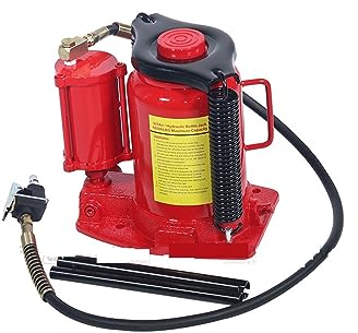 USKI Cric de Voiture Cric de Bouteille hydraulique à Air 30T, Outil de Service de Voiture, 30 tonnes, vérin pneumatique for Changement de Pneu de véhicule, Camion de Levage/réparation autoe