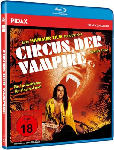 Circus der Vampire (Vampire Circus) Kult Horrorfilm der legendären Hammer Film Studios (Pidax Film-Klassiker) [Blu-ray]