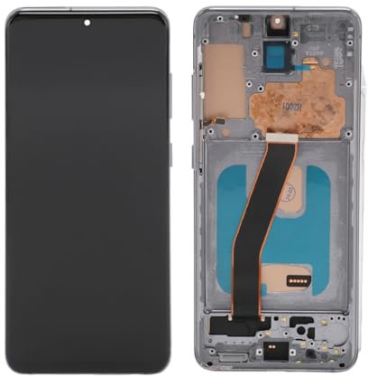 Amoled LCD pour S20, écran LCD Numériseur Tactile de Remplacement pour S20 G980, G981A G981F G981P G981R4 T U V W, 6,2 Pouces (Grey)
