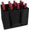 Kaseryao Flaschentasche 12 Flaschen, Faltbare Flaschenträger, Flaschensammler Leergut, Flaschenkorb, Pfandflaschen Sammelbehälter, Getränkekorb, Bierträger für Getränke, Bier, Wein, Champagner