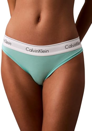 Calvin Klein Women’s Bikini Briefs Underwear, Blue (Beau Blue), L
