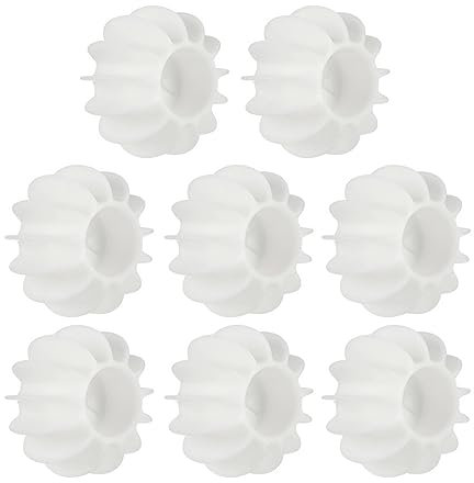 Deckel Für Bierflaschen Wäsche Schrubben Bälle Für Waschmaschine Silikon Dampfer Trockner Bälle Waschmaschine Bälle Waschen Duftperlen Waschmaschine (White, One Size)