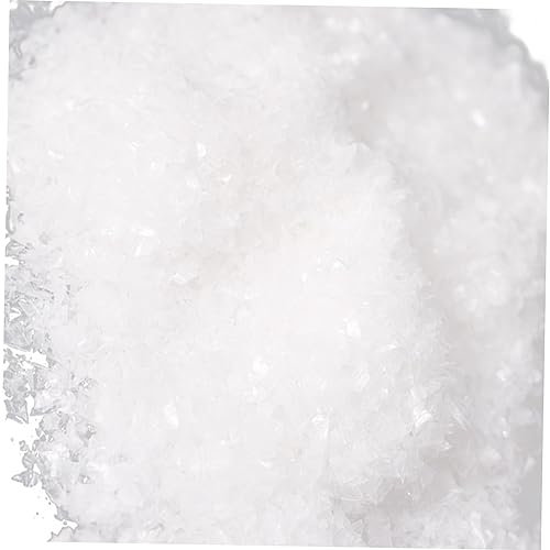 PRETYZOOM 2 Sätze Künstliche Schneeflocke Weihnachtsbaum-schneespray Weihnachts-kunstschnee Weihnachtliches Beflockungspulver Weihnachtsschneestütze Kunstschnee Im Winter PVC Weiß