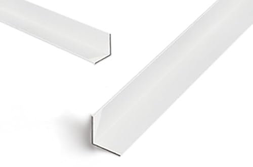 10 x siwitec Winkelprofil, Aluminium Profil, silberfarbig eloxiert, 10 x 10 x 1 mm, 2 m lang, Alu Schiene, Alu Winkel, L Profil Aluminium, Eckschienen Kantenschutzprofil, Eckschutzprofil