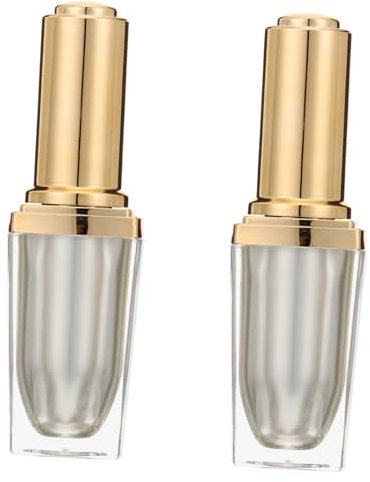 HONMEET 2 Stück Leere Nagellack-glasflaschen Mit Pinseldeckel 10 Ml Zum Nachfüllen Von Kosmetikprodukten