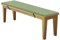 WEALSFUN Stuhlkissen Bankauflage Bankkissen Unterseite Antirutsch Bezug Waschbar Sitzauflag für Fensterbank Gartenbank Schaukel Terrasse Esstisch Outdoor Drinnen,Achat Grün 100x45x5CM