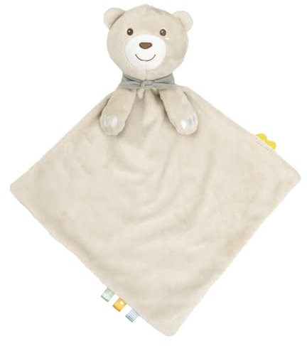 Chicco Gioco Maxi Doudou, Peluche in Morbido Velluto A Forma di Orsetto, con Musica Classica e New Age, Doudou Neonato, Lavabile in Lavatrice, Morbido da Coccolare, Da 0+ Mesi, Neutro, Regalo Neonato