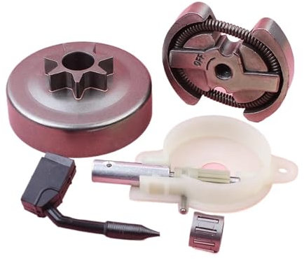 Clutch .325 7T Clutch Drum Oil Pump Oiler Needle Bearing Kit For Husqvarna 136 137 141 142 Chainsaw Spare Parts