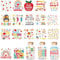 UV DTF Cup Wrap Stickers - 20 Sheets Teacher Theme Rub On Transfers Decal Study Theme Stickers Waterproof Decals Gift for Glass Water Bottle Coffee Mugs DIY Crafts Thank You Teacher Gifts Cup Decor