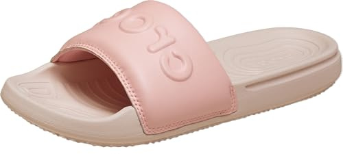 Crocs Women's Day Slide Sandal, Powder Pink, 38 EU, powder pink, 37/38 EU