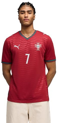 PUMA Portugal Ronaldo Trikot Home WM 2026 rotgruen, 2XL Herren