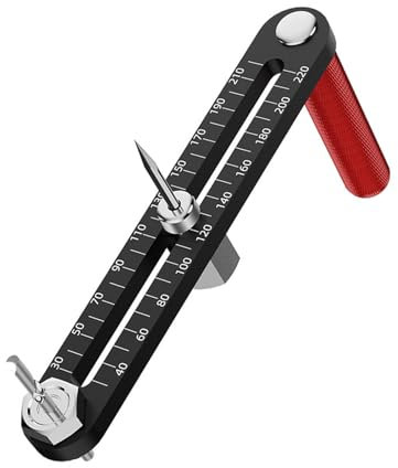 Cutter rond haute précision avec des gammes télescopiques de 50 mm à 210 mm pour diverses tâches de coupe, mécanisme d'installation facile