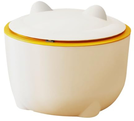 DEKKRYNFV Poubelle multi-usage pour chats avec couvercle à pression, idéale pour maintenir la propreté et l'air frais à l'intérieur, à la maison, pour la gestion des déchets des chats