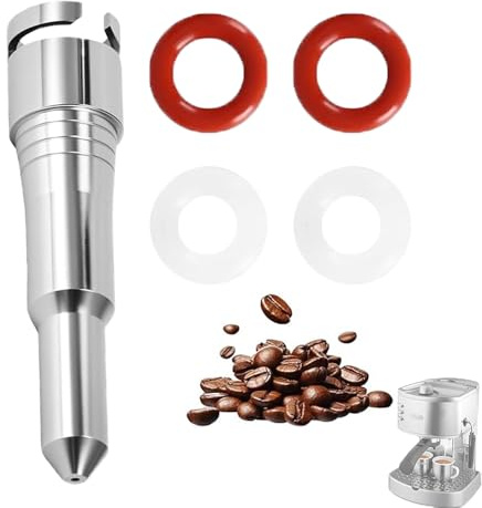 Dampfdüse für Kaffeemaschine,Kaffee Machines Nozzle,Steam Dampfdüsenzubehör | Edelstahl 1 Löcher düse,Milchschaumdüse Zubehör,Kompatibel Mit De'Longhi Dedica Style EC680 EC685 ECP3420 310 330 EC9335